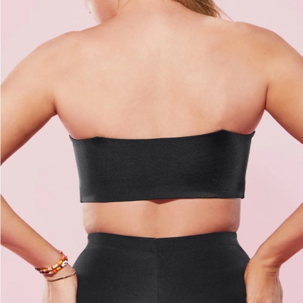 Yitty Headliner black bandeau bra w straps M NWT - Picture 2 of 7